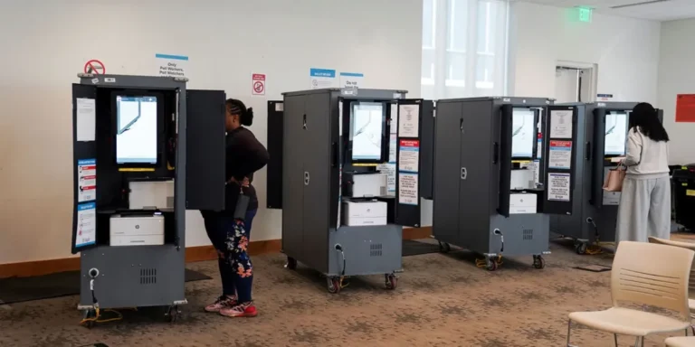 How is early voting going in the US election?