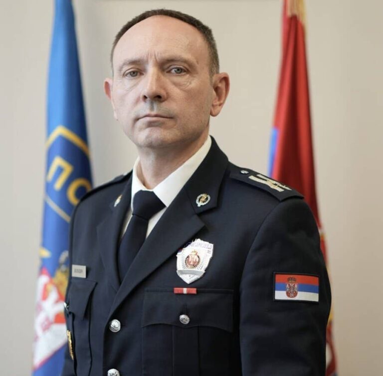 Serbian police chief send congratulatory message to  Somali police chief.