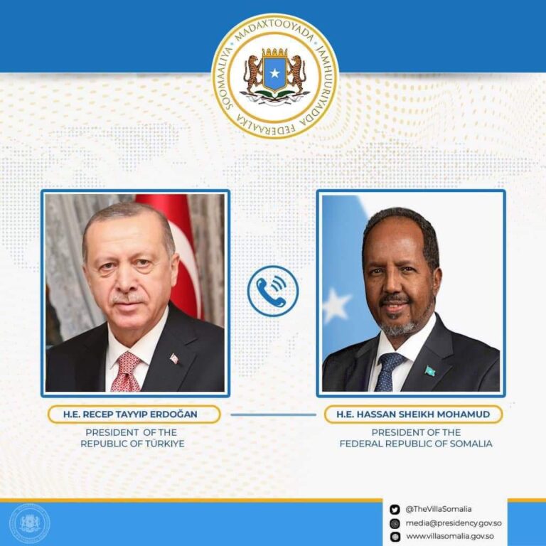 Muxuu Madaxweyne Xasan Sheekh kala hadlay dhiggiisa Dalka Turkiga ?