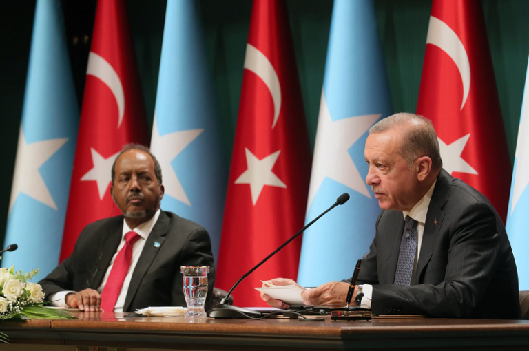 Somalia President sends condolences to Turkey over the attack on the Ankara Industrial Center.