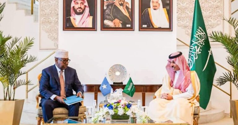 Somalia ,Saudi Arabia Foreign Ministers met in Riyadh.