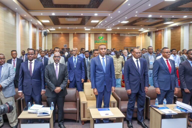 Somalia Prime Minister Hamza Abdi  opened the 7th meeting of the Economic Forum.