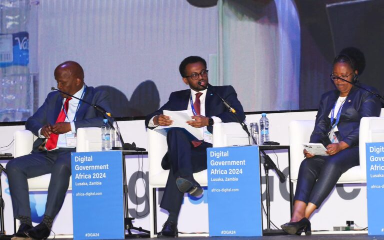 A delegation from Somali Government holding a meeting in Zambia