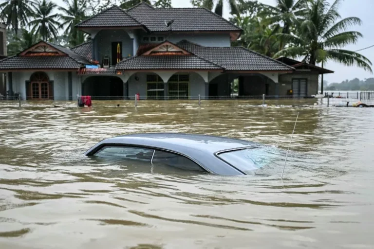 Over 120,000 people in Malaysia left homeless due to heavy floods.