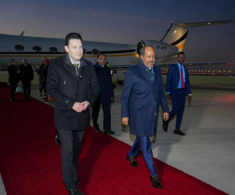 Madaxweyne Xasan Sheekh oo si weyn loogu soo dhaweeyay Dalka Jarmalka +Sawirro