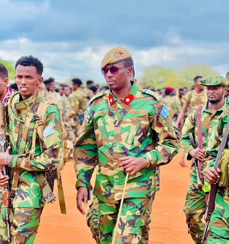 Taliyaha qeybta 43-aad ee ciidanka xoogga oo ka hadlay dagaal ka dhan ah ‘AS’