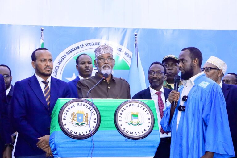 Axmed Madoobe oo markii saddexaad loo doortay Hoggaamiyaha Jubbaland