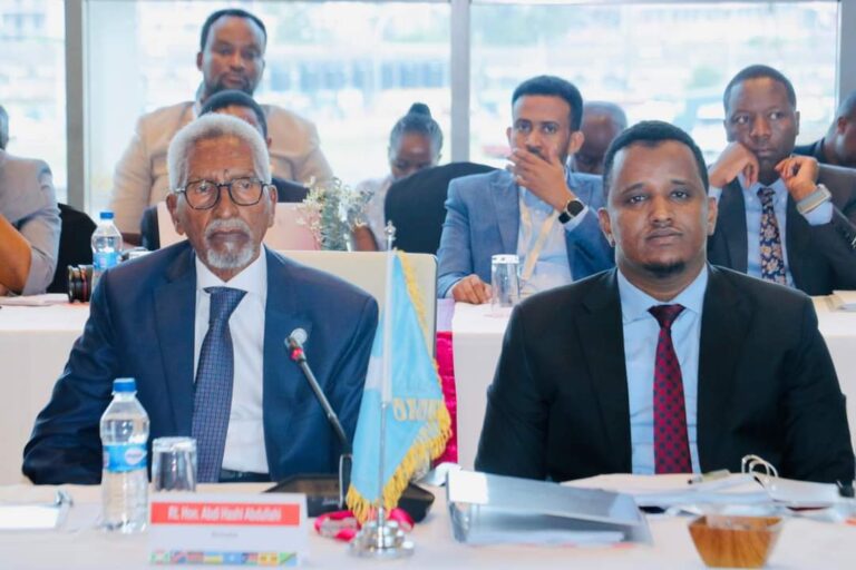 Guddoomiye Cabdi Xaashi oo Nairobi kaga qeyb galay shir muhiim ah