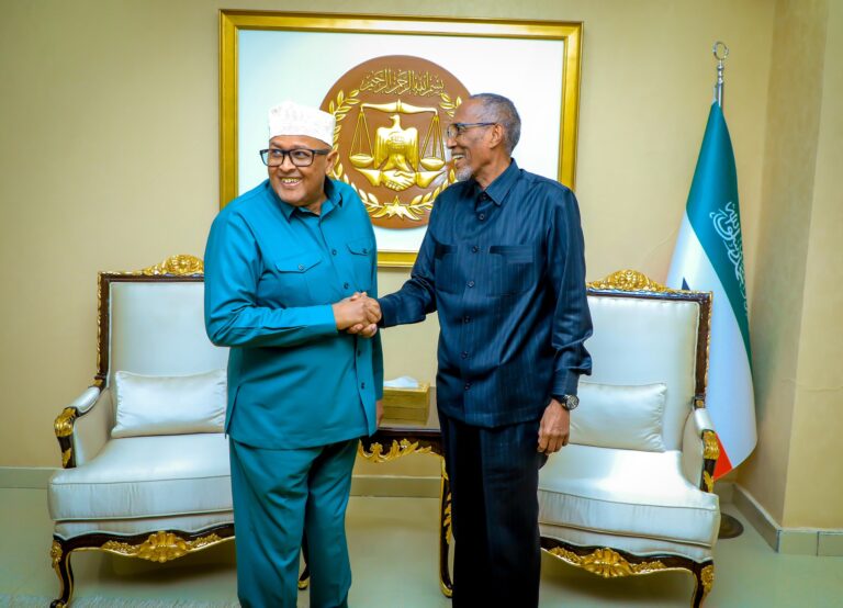 Muuse Biixi oo la kulmay Madaxweynaha loo doortay Somaliland