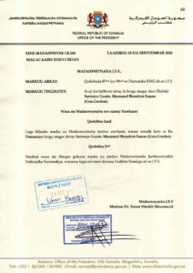 468794354_28542791818653535_90412131369787436_n-212x300 Xasan Sheekh oo xerada Damaanyo ugu magac daray Gen Gordon +sababta