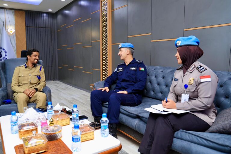 Commander Asad Diyano held a critical meeting with the Commander of the United Nations.
