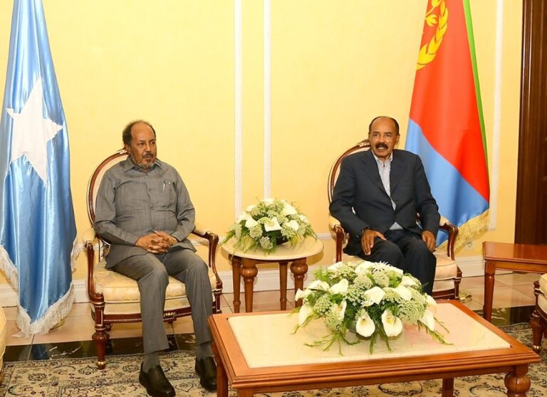 The President of Eritrea called for an end to the intervention of Somalia.