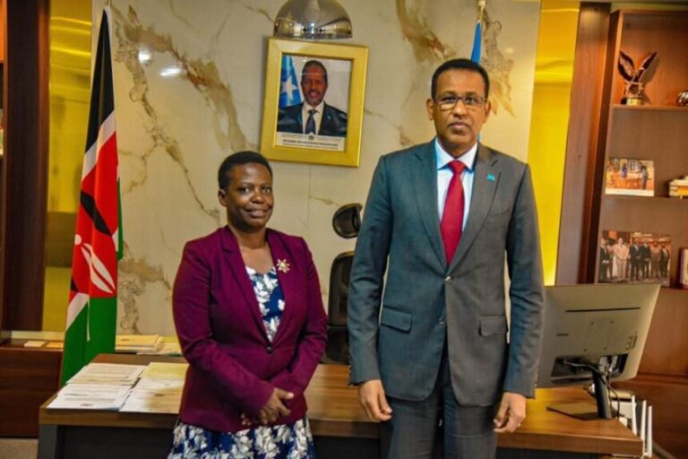 Somalia, Uganda Ambassadors met in Kenya.