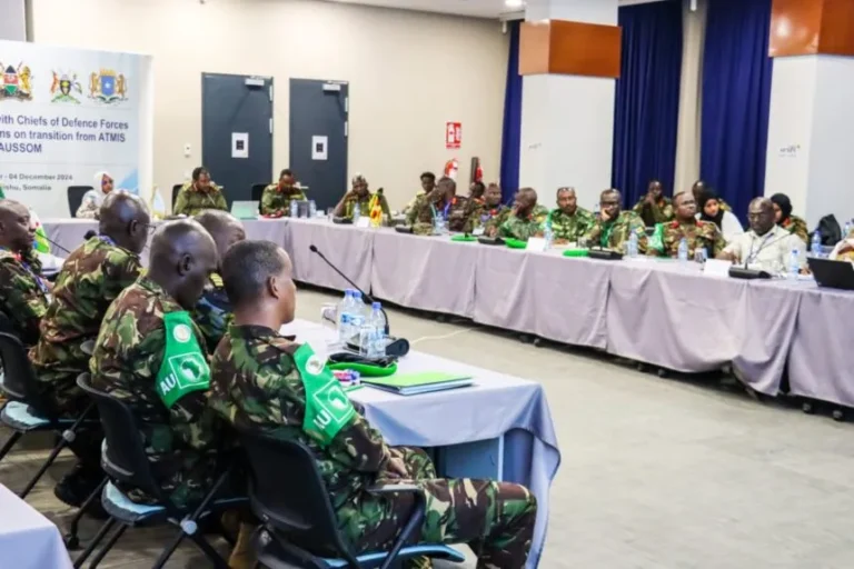Conference on ATMIS Operation Transition Plan opening in Mogadishu.