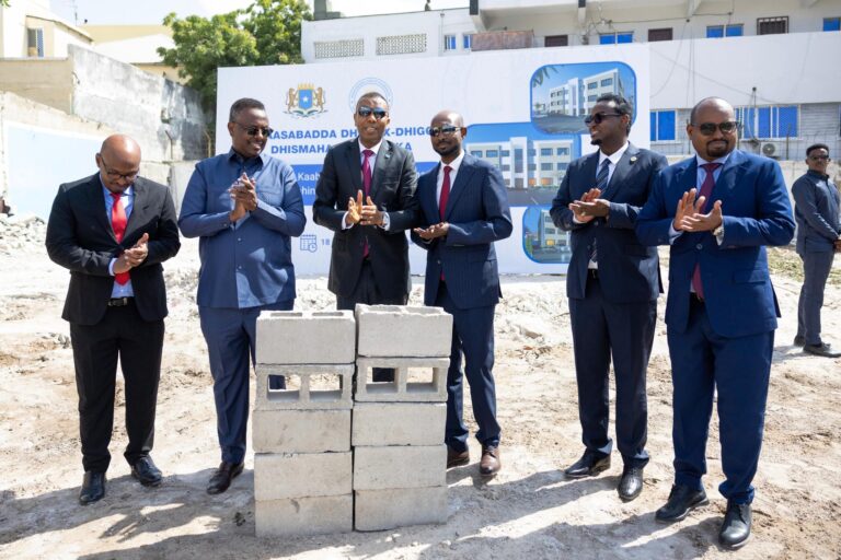 Somalia PM Hamsa laid the foundation stone for the new building of the country’s Judiciary.