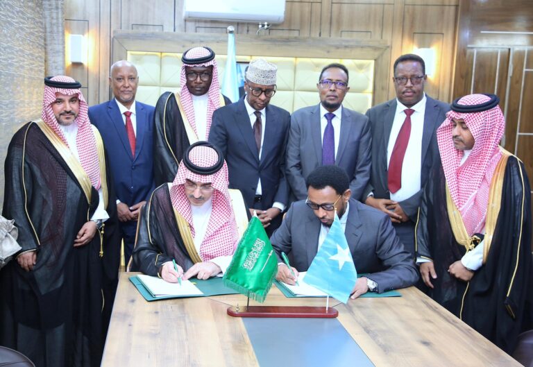 Somalia  , Saudi Arabia governments signed development projects.