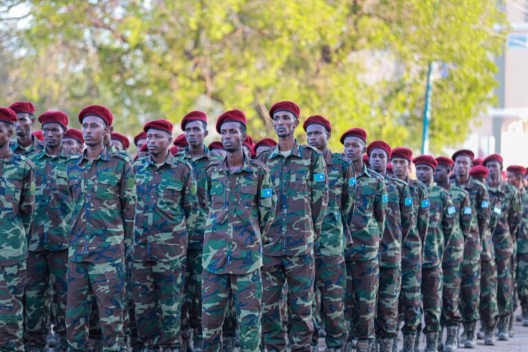 Madaxweyne Cali Guudlaawe oo tababar u soo xiray ciidamo cusub oo mid noqonaya daraawiishta Hir-shabelle