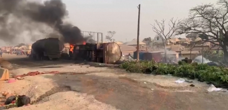 Fuel tanker explosion kills dozens of people in Nigeria.