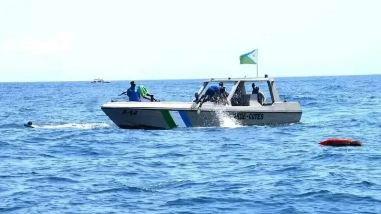 The Djibouti coast guard rescued a missing fisherman.
