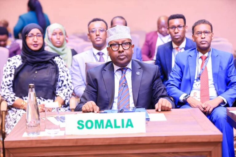 Wasiirka Arrimaha Dibadda iyo Iskaashiga Caalamiga, oo ka qeyb galay Shirka CAADP ee Midowga Afrika