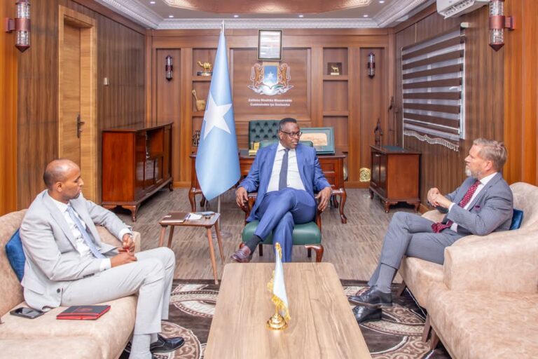 Maxey kawada hadleyn wasiirka Cadaalada ee XFS iyo safiirka dalka Swedan ?