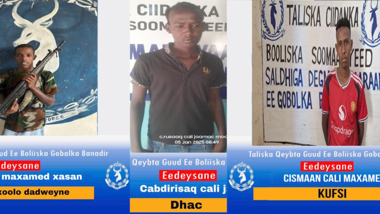 Booliska Muqdisho oo soo bandhigay rag iyi dumar geystay falal dil iyo dhac dadweyne