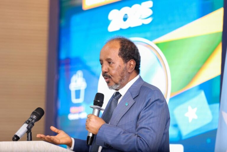 PRESIDENT HASSAN SHEIKH OPENS THE 7TH  JUDICIAL CONFERENCE IN THE COUNTRY.
