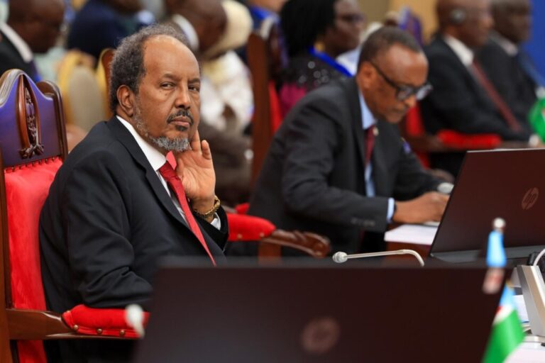 Somalia  President Hassan participated in a conference on finding a solution to the conflict in Congo.