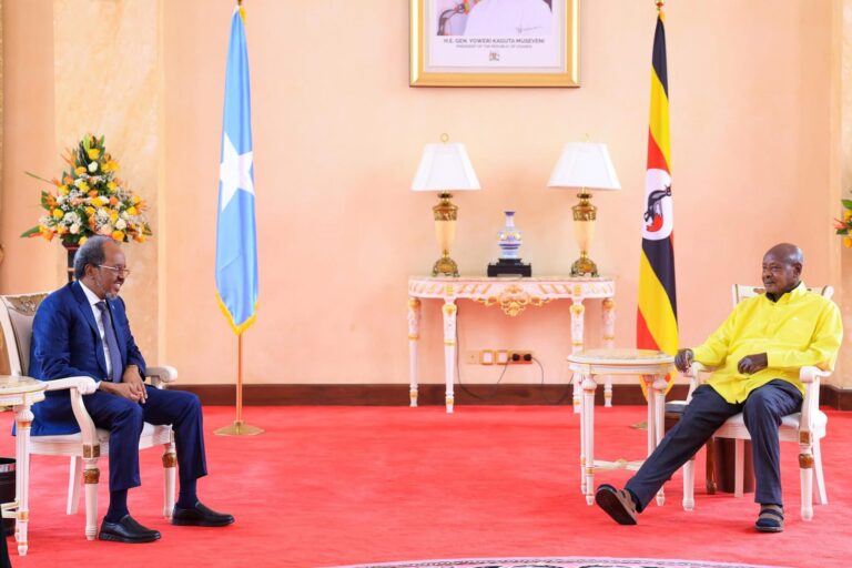 Somalia President Hassan Sheikh and Yoweri Museveni met in Kampala .