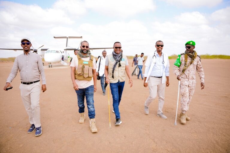 Wefdi uu hoggaaminayo guddoomiyaha hay’adda SoDMA oo gaaray degmada Jalalaqsi