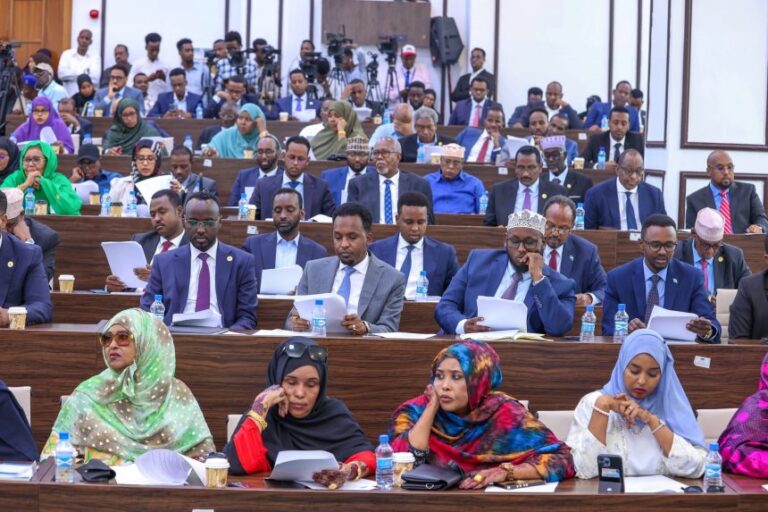 The Somali parliament’s meeting was canceled again today.