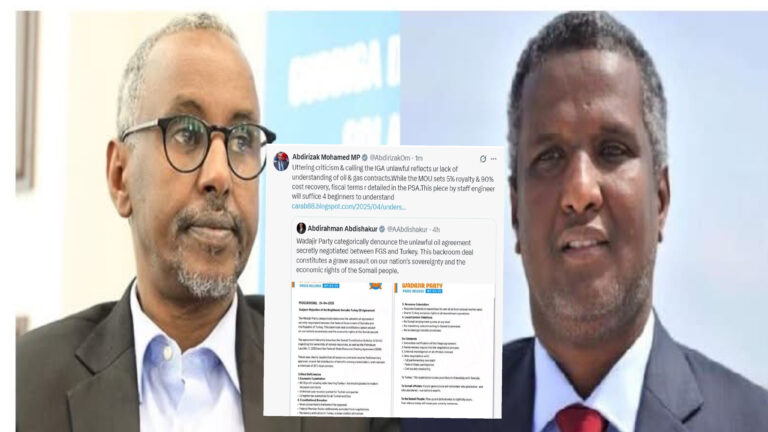 Muranka Heshiiska Shidaalka: Cabdirisaaq Cumar oo ka jawaabay Eedeymaha Xisbiga Wadajir