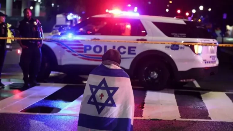 Suspect detained after Israeli embassy staff shot dead in US