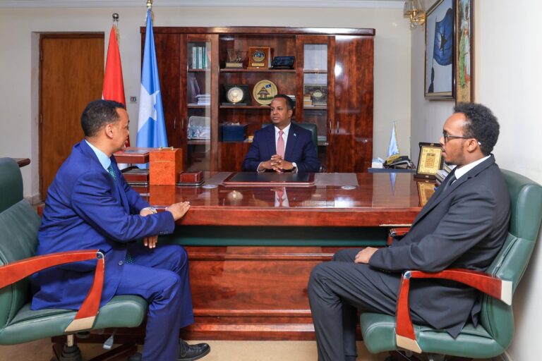 Wasiirka Arrimaha Dibadda oo booqasho ku tegay Safaaradda Soomaaliya ee Ciraaq