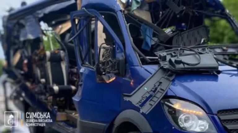 Several killed after Russia strikes civilian bus in Ukraine, military says