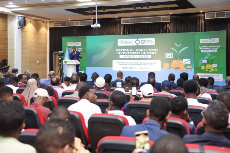 Somalia Prime Minister inaugurated the National Food and Agriculture Investment Conference.