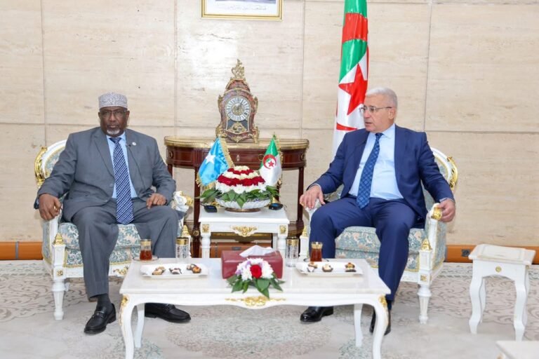 Soomaaliya iyo Aljeeriya oo Heshiis ku gaaray Xoojinta Xiriirka Baarlamaanada Labada Dal