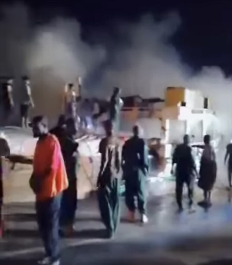 Breaking News: Boat Carrying Food and Other Supplies Catches Fire at Bosaso Port