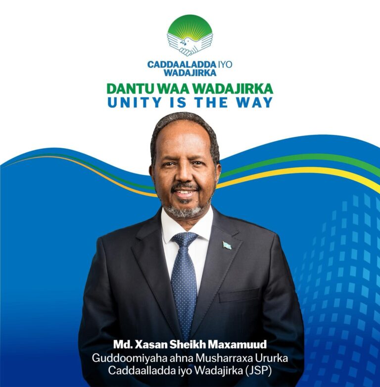 President Hassan Sheikh: “Those with zero political support should bring ideas—or accept those who have.”