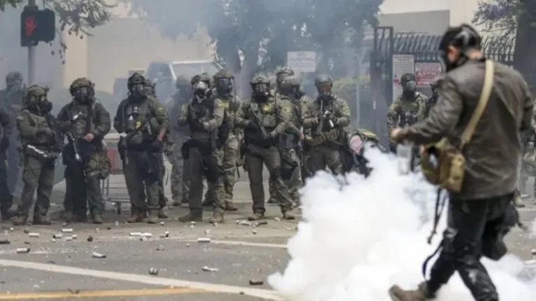 President Trump orders thousands of National Guard to LA after clashes.