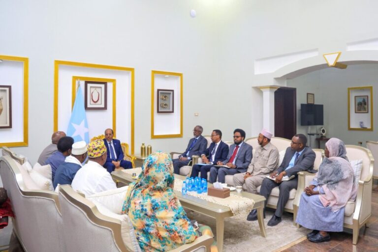 Somalia President held high-level meeting with Civil Society.