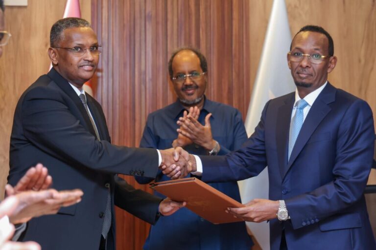 President Hassan Sheikh presided over the handover ceremony of NISA Chief Director.