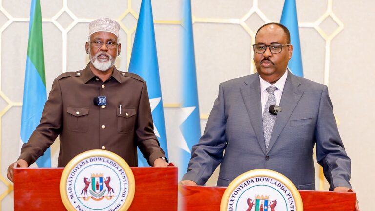 A Press release issued on the meeting between Deni and Ahmed Madobe
