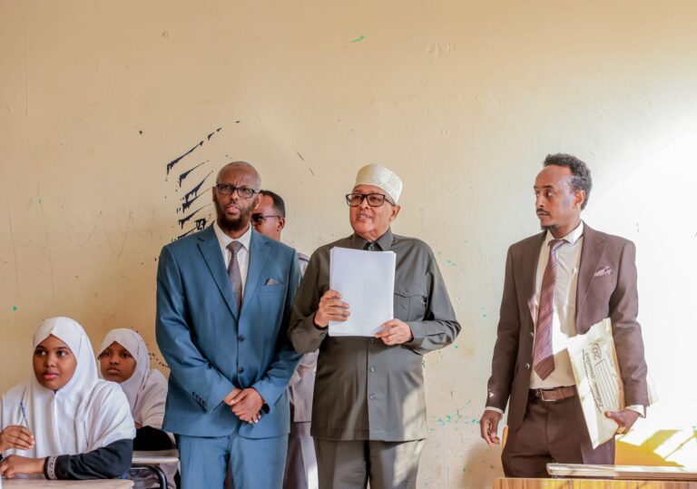 Somaliland President Officially launched National Exams.