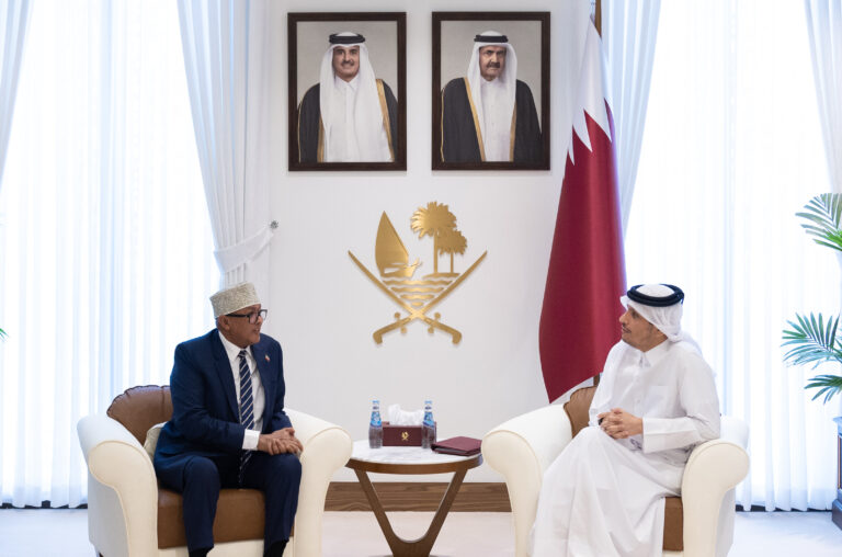 Somaliland President Mets with the Prime Minister and Minister of Foreign Affairs of Qatar.