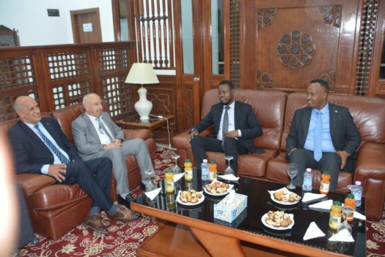 Somalia  to participated  in a conference  Algeria.