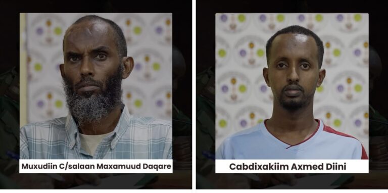Somali Military Court Sentences Two Men for Collaborating with Al-Shabaab
