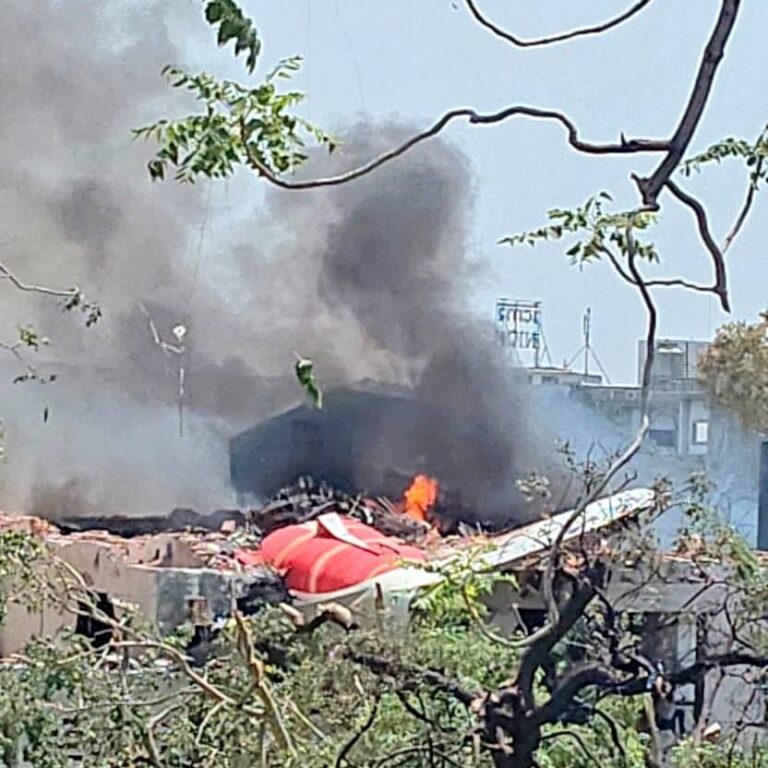 Air India Passenger Plane Crashes in Ahmedabad, India
