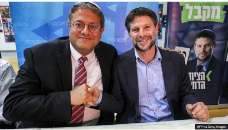 UK imposes sanctions on Israeli finance and security ministers