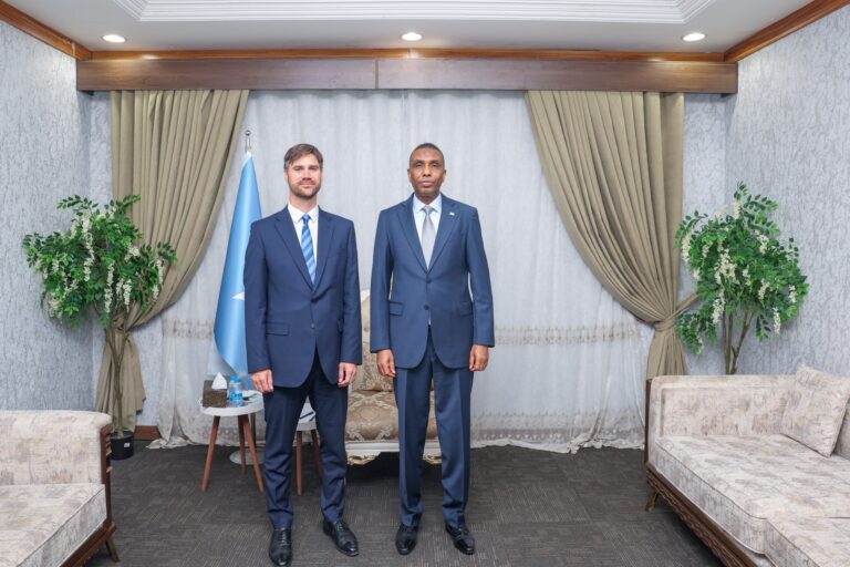 Somalia PM held high-level talks with the UK Ambassador to Somalia.